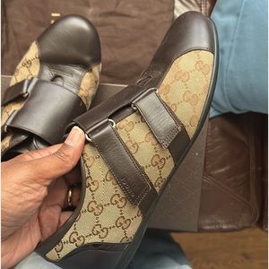 Gucci Men’s Loafers, 10+, Tan